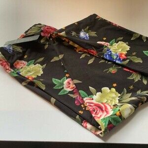 Reg One Size LA 12St Buttery Soft Red White Roses Leggings